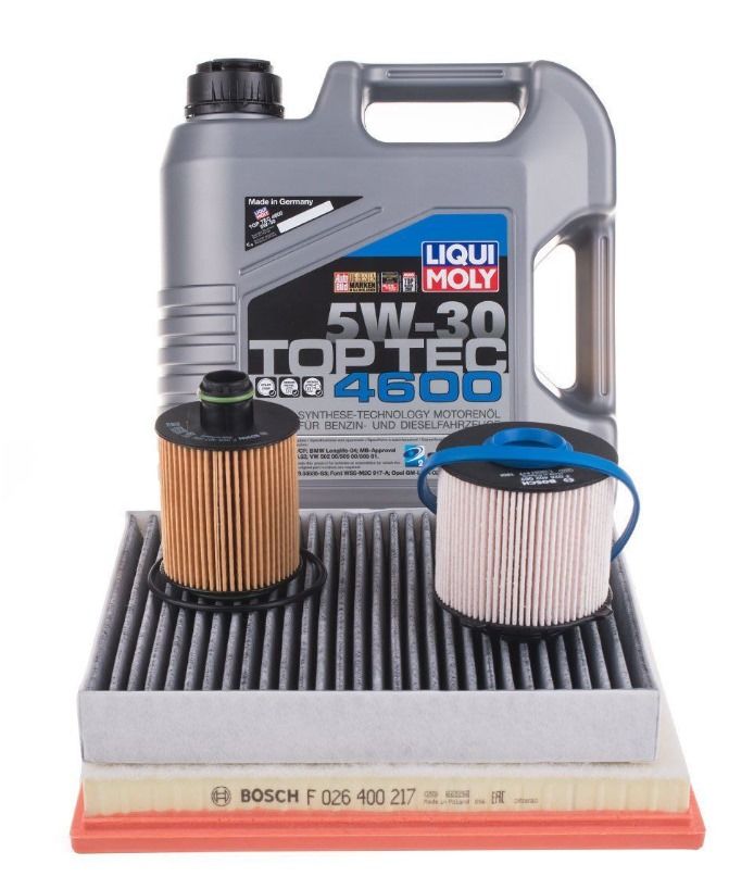 Opel Astra J 1.3 Dizel Periyodik Bakım Seti Bosch Marka Filtre+Liqui Moly